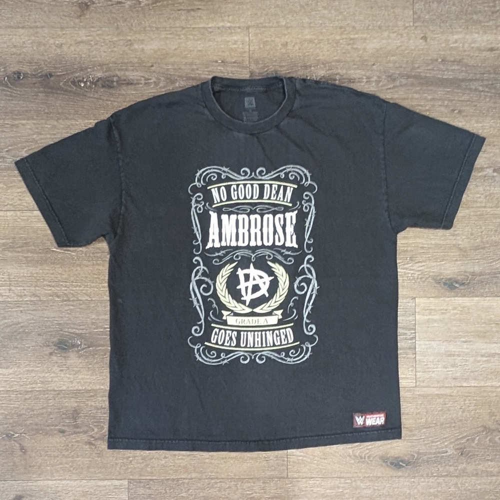 WWE "No Good Dean Goes Unhinged" Dean Ambrose wrestling t-shirt - SIZE XL